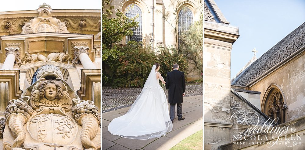 Oxford College Bodleian Library Wedding Photo