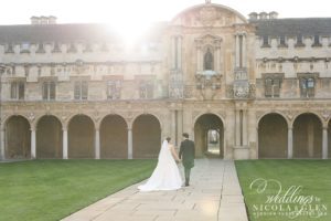 St Johns College Oxford Wedding Photo