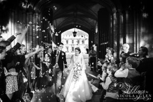 Oxford College Bodleian Library Wedding Photo