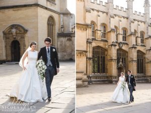 Bodleian Library Wedding Photo