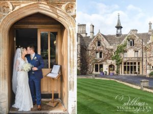 Manor House Castle Combe Autumn Wedding Photo