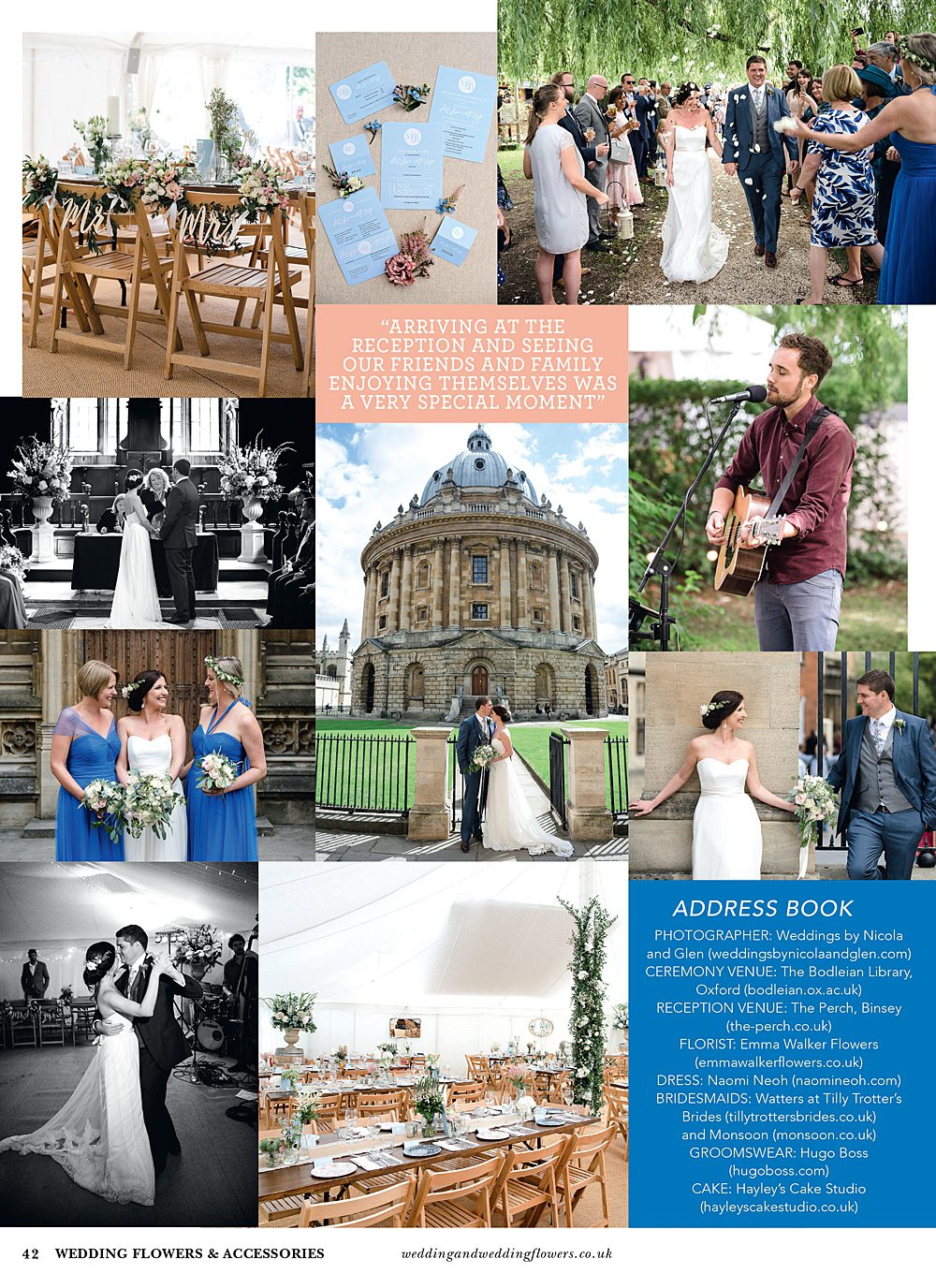 Oxford Wedding Photographers Published Photo