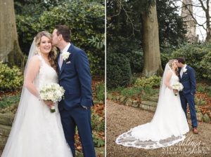 Slaughters Manor House Winter Wedding Photo