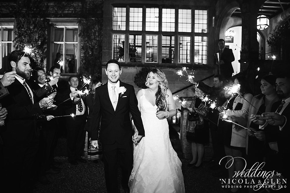 Slaughters Manor House Winter Wedding Photo