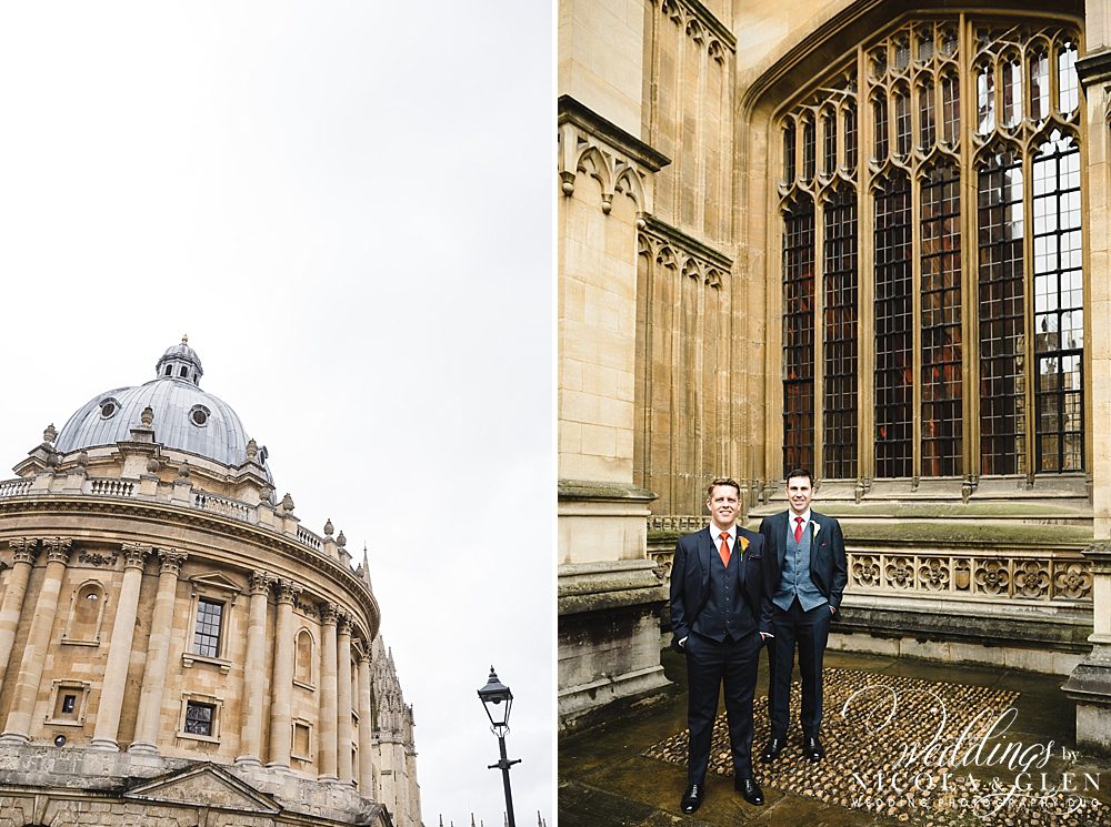 Bodleian Library Winter Wedding Oxford Photo