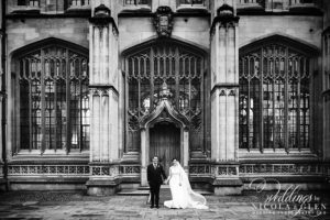 Bodleian Library Winter Wedding Oxford Photo