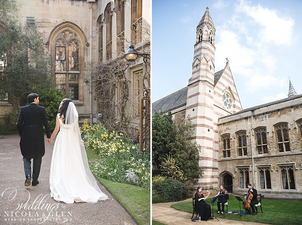 Balliol College Oxford Wedding Photo