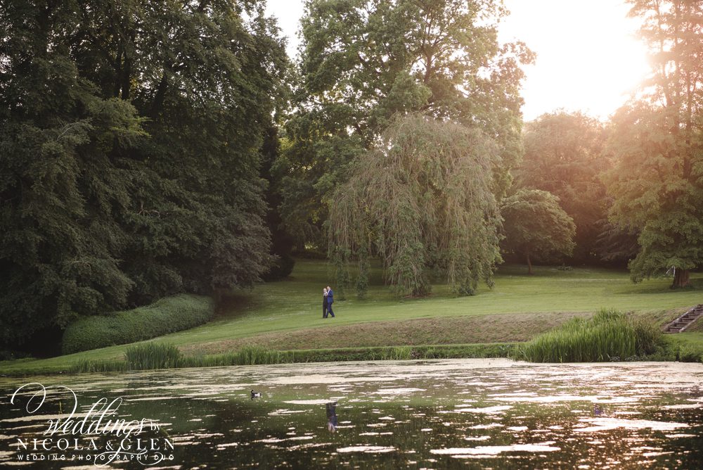 Cowley Manor Summer Wedding Photo