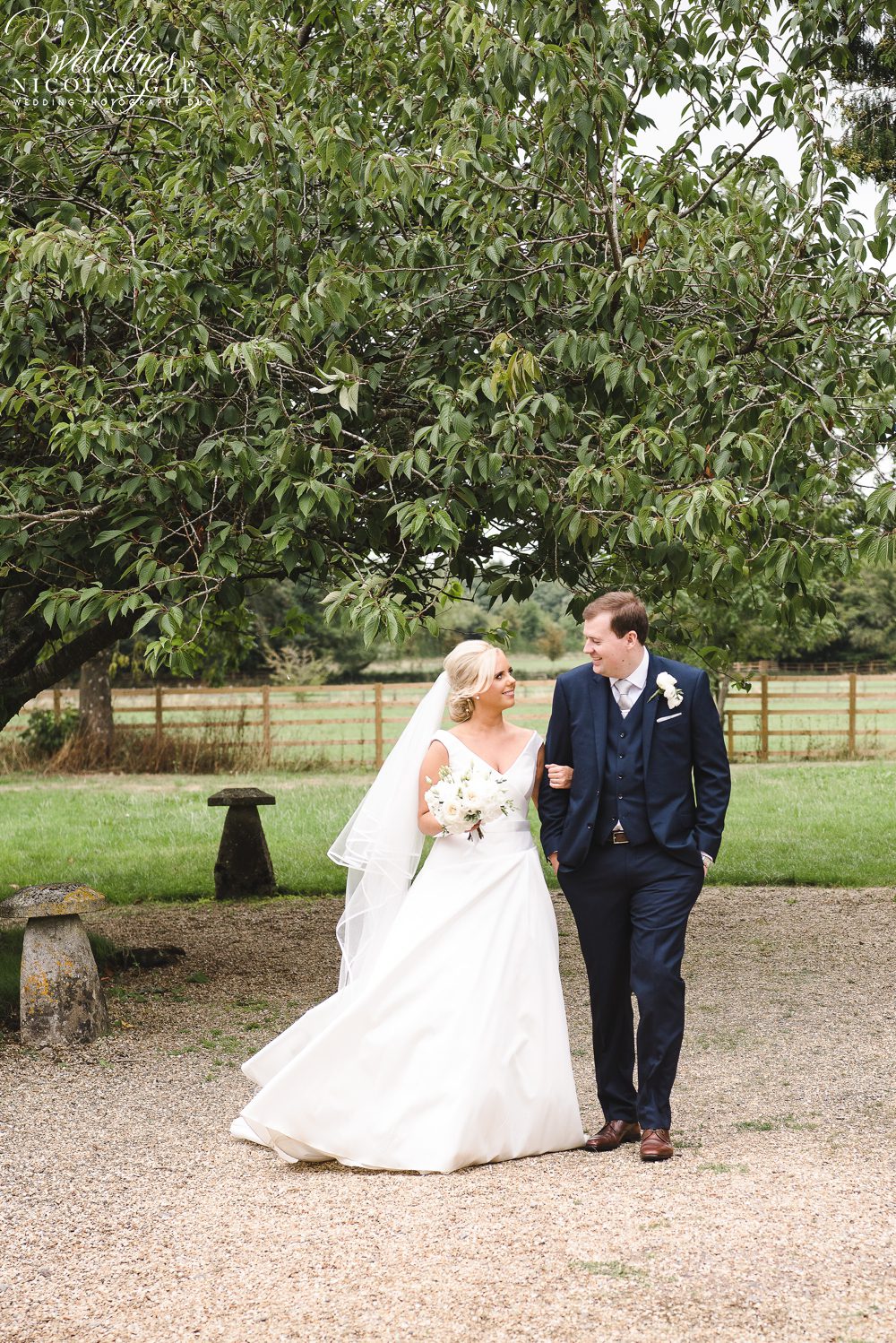 Slaughters Manor House Cotswold Wedding Photo