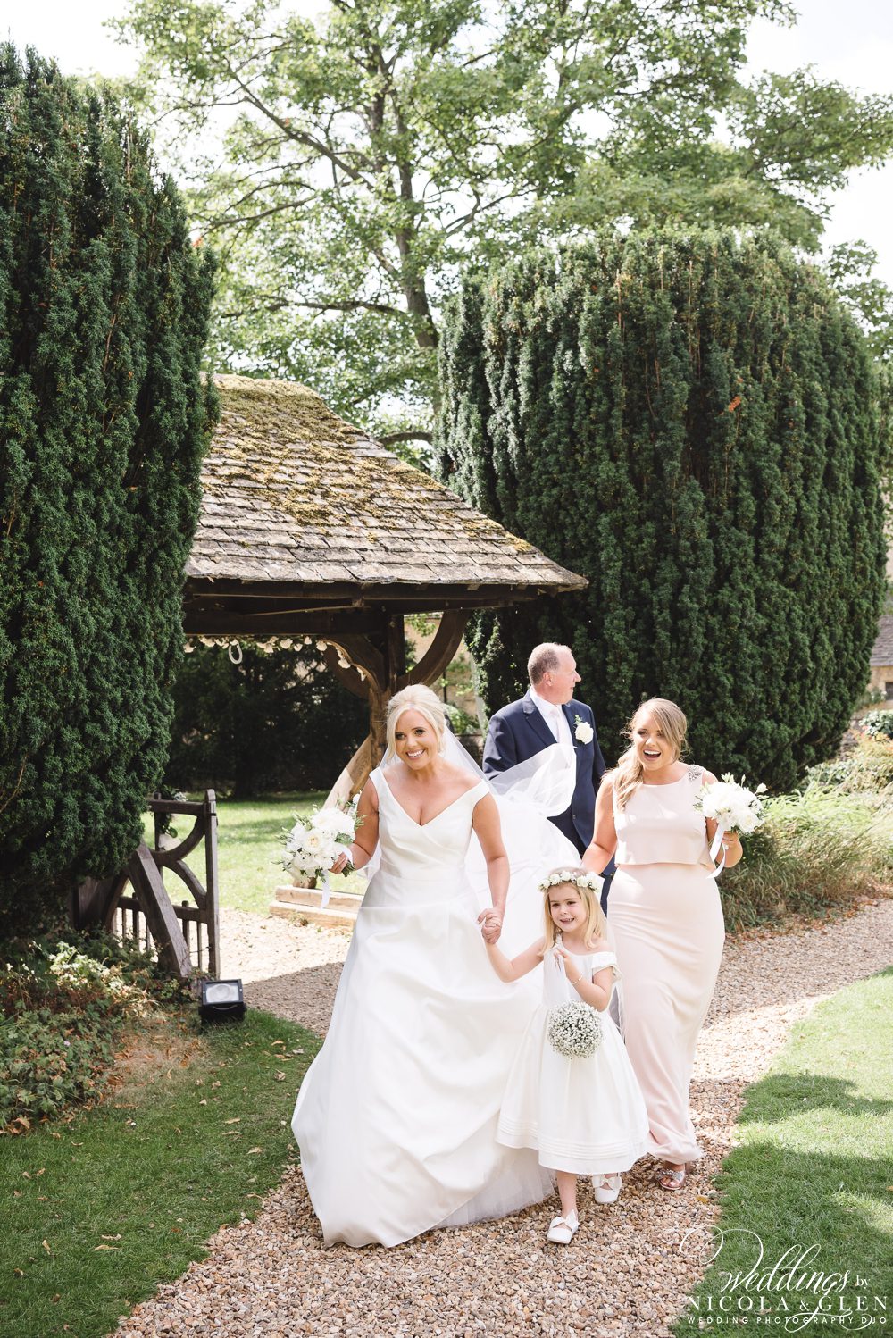 Slaughters Manor House Cotswold Wedding Photo