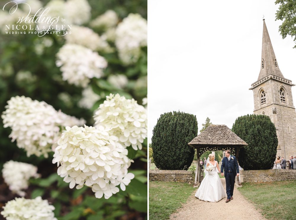 Slaughters Manor House Cotswold Wedding Photo