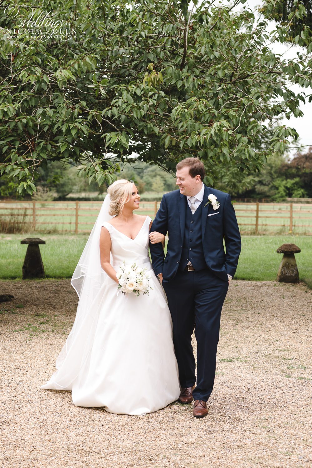 Slaughters Manor House Cotswold Wedding Photo