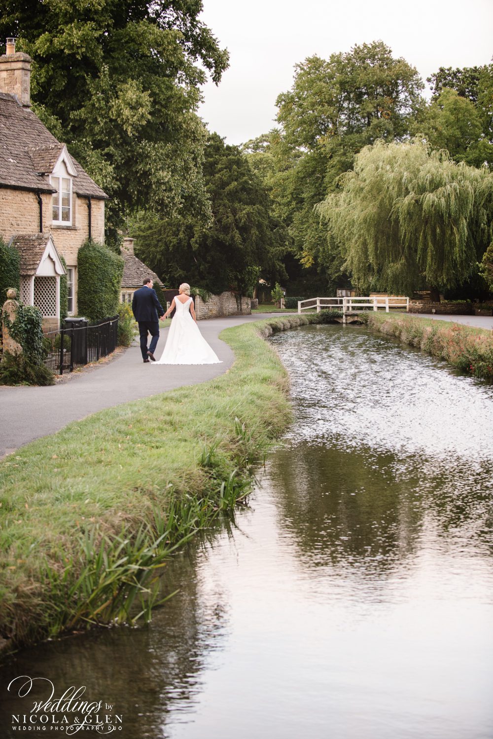 Slaughters Manor House Cotswold Wedding Photo