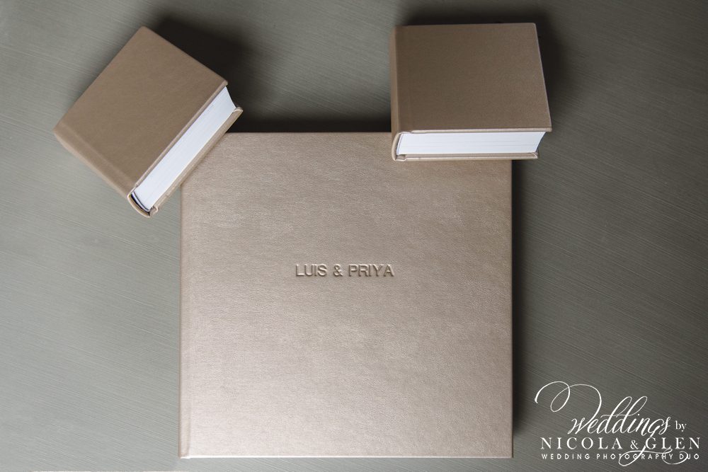 Champagne Leather Queensberry Album UK Photo