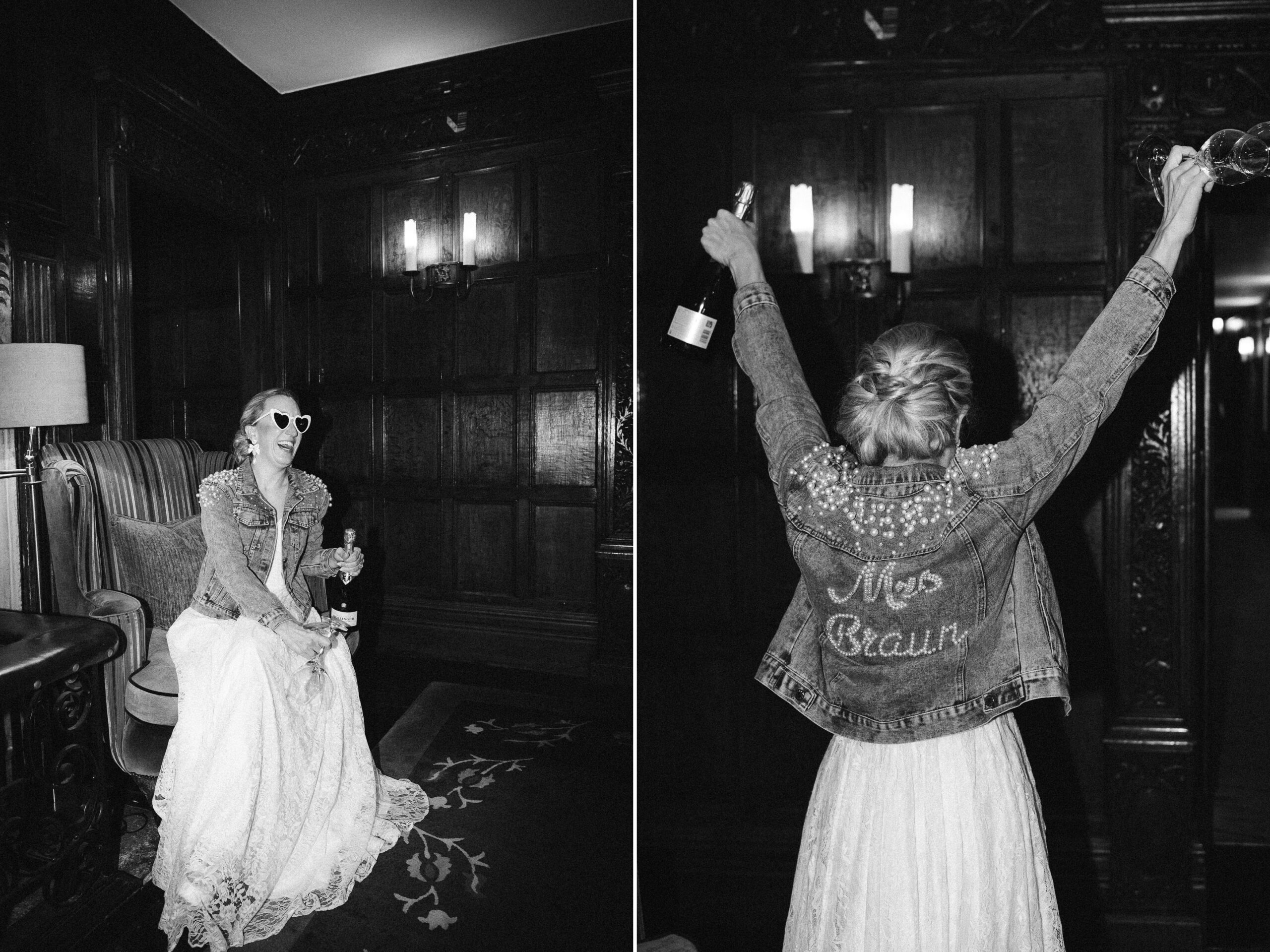 Emily's stylish evening outfit change setting the tone for the celebrations to come.